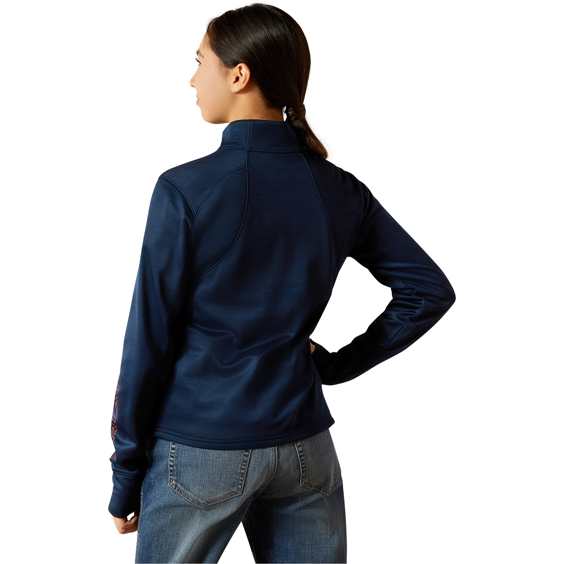 2025 Ariat Équipe Junior EQ 1/2 Zip Pullover 10062374 - Navy